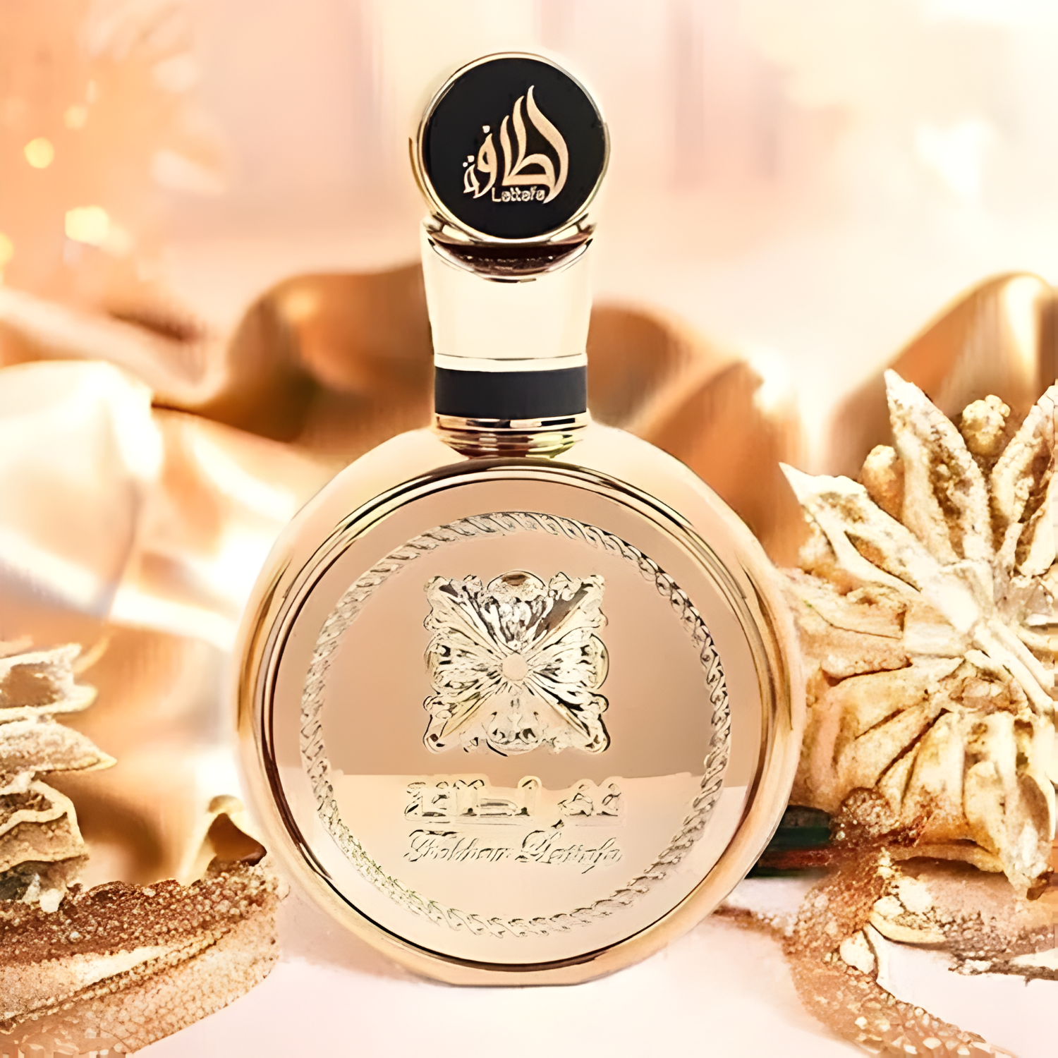Parfum Fakhar Gold Lattafa ambiance élégante lumineuse premium