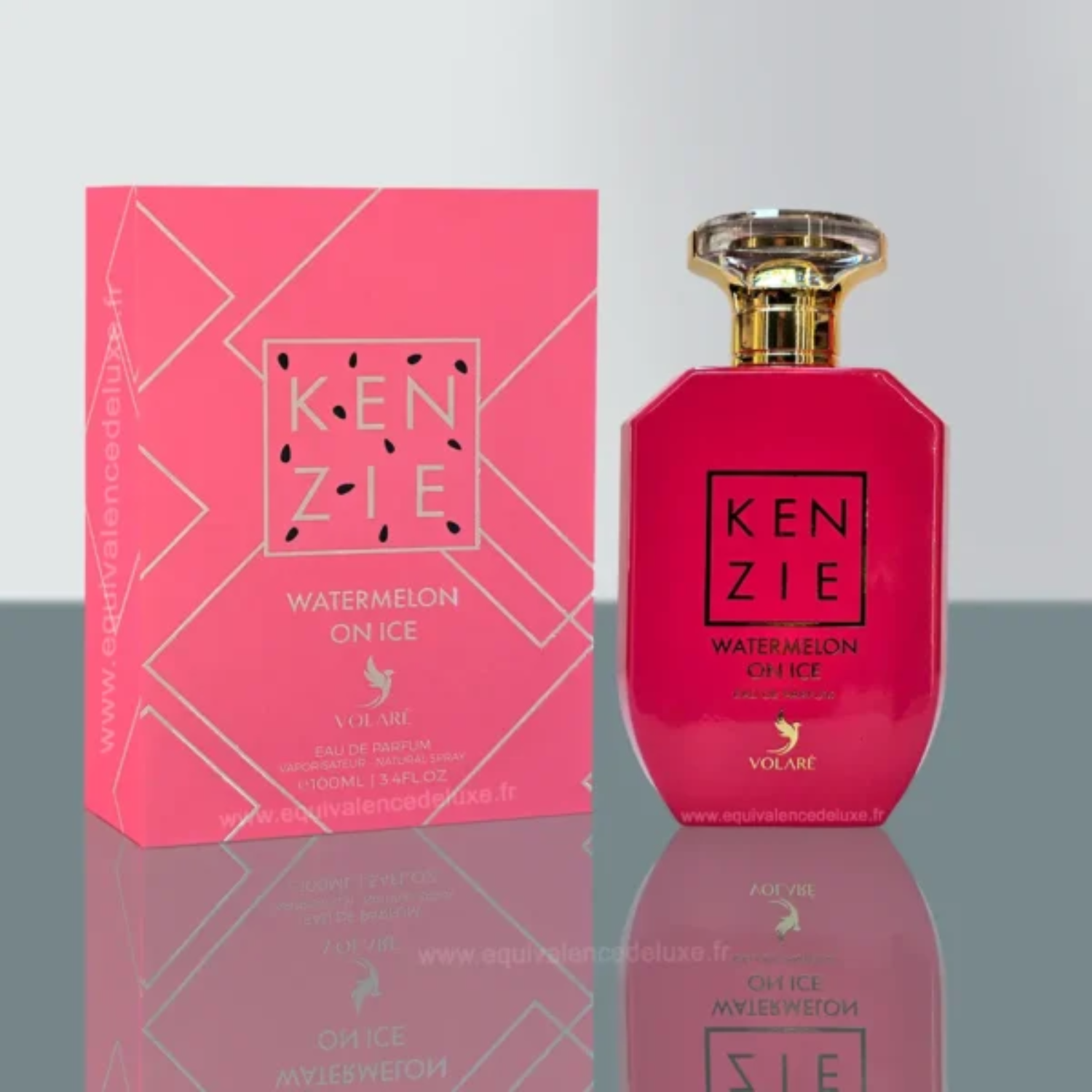 Flacon et boîte Kenzie Watermelon On Ice Volare parfum fruité frais