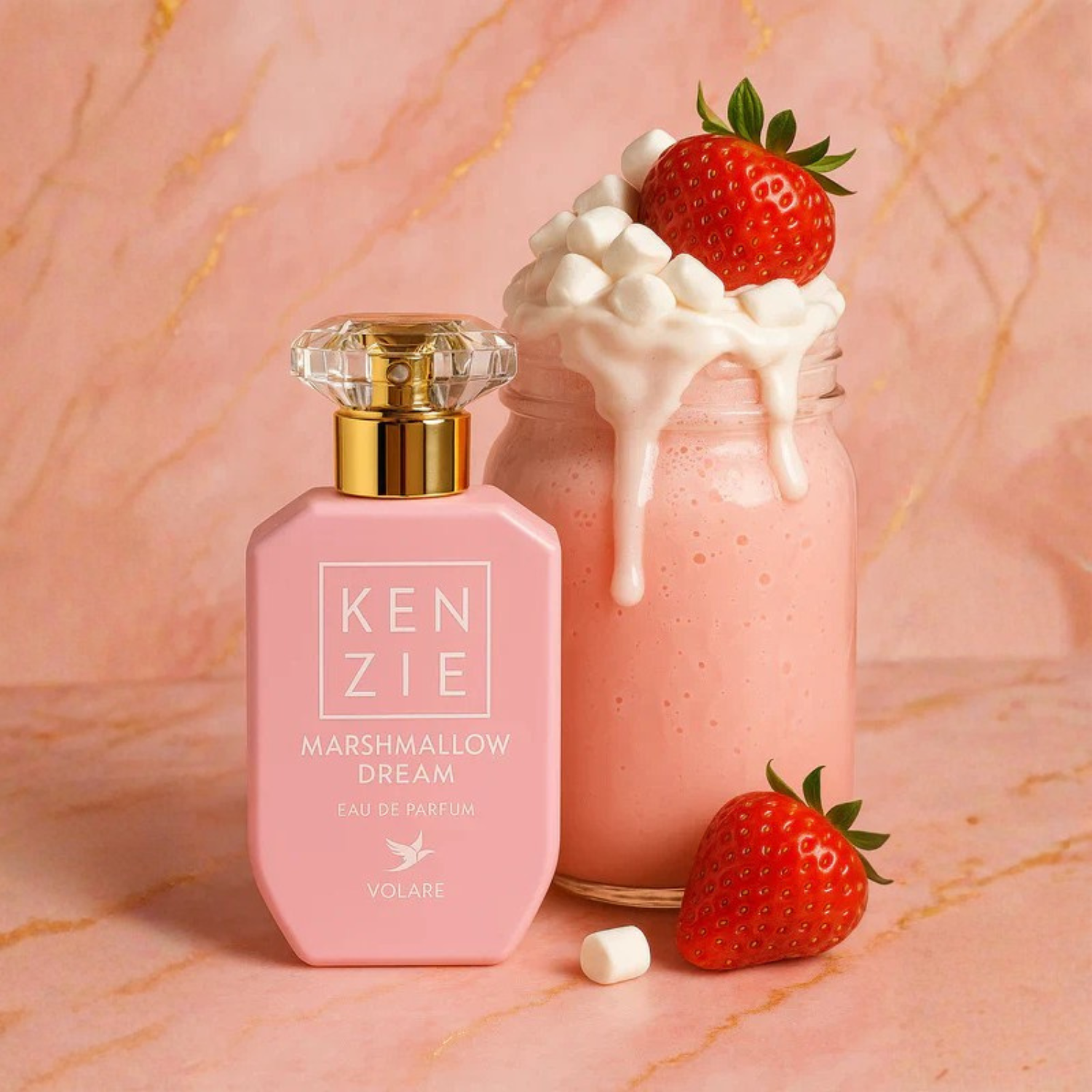 Flacon Marshmallow Dream Kenzie parfum gourmand féminin notes sucrées
